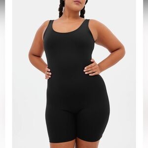 Girlfriend Collective Black Bike Unitard